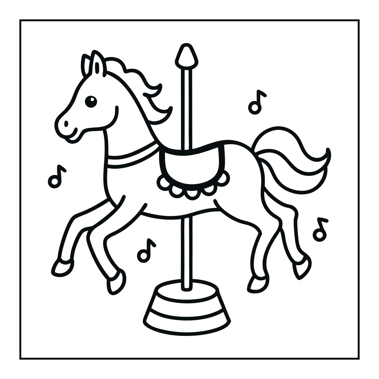 63-Page Everyday Things Coloring Book, Bold Easy Designs (Digital Download) - Image 2
