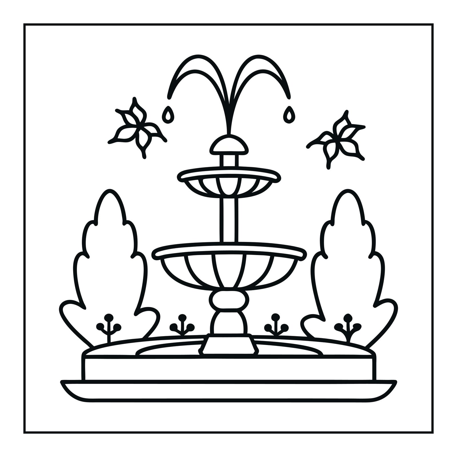 63-Page Everyday Things Coloring Book, Bold Easy Designs (Digital Download) - Image 6