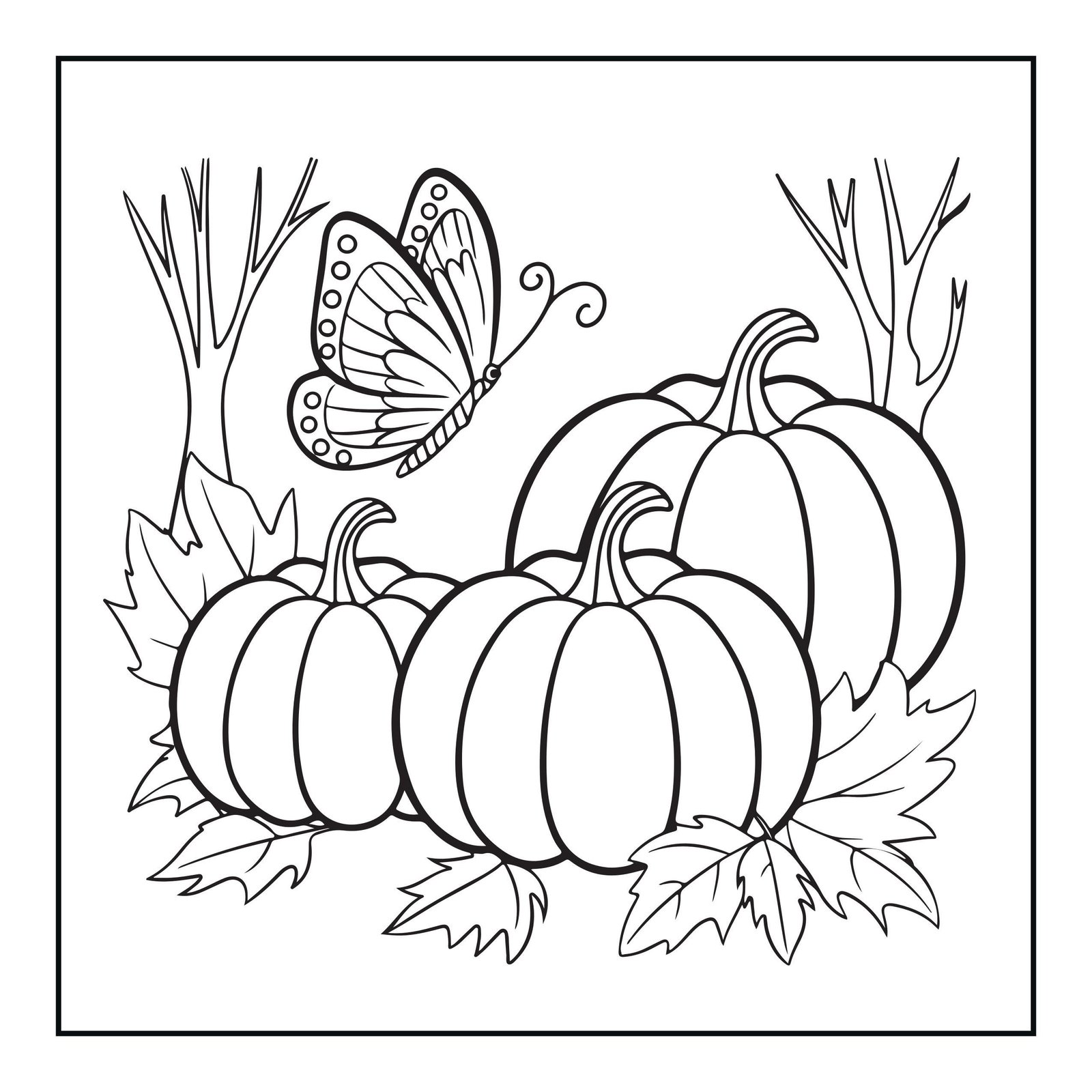 Cozy Butterfly Coloring Book | Bold Easy Pages for Adults Kids (Digital Download) - Image 2