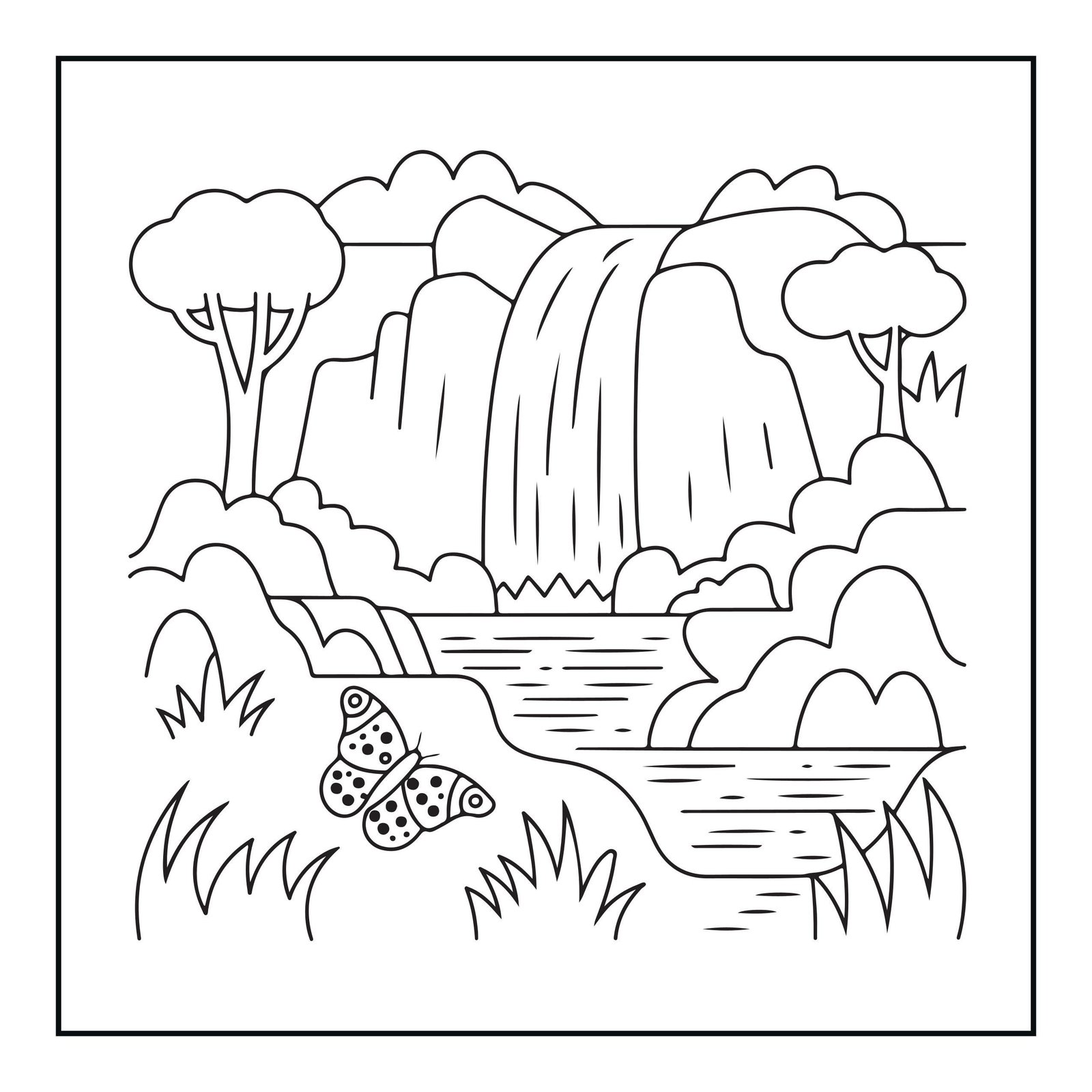 Cozy Butterfly Coloring Book | Bold Easy Pages for Adults Kids (Digital Download) - Image 9