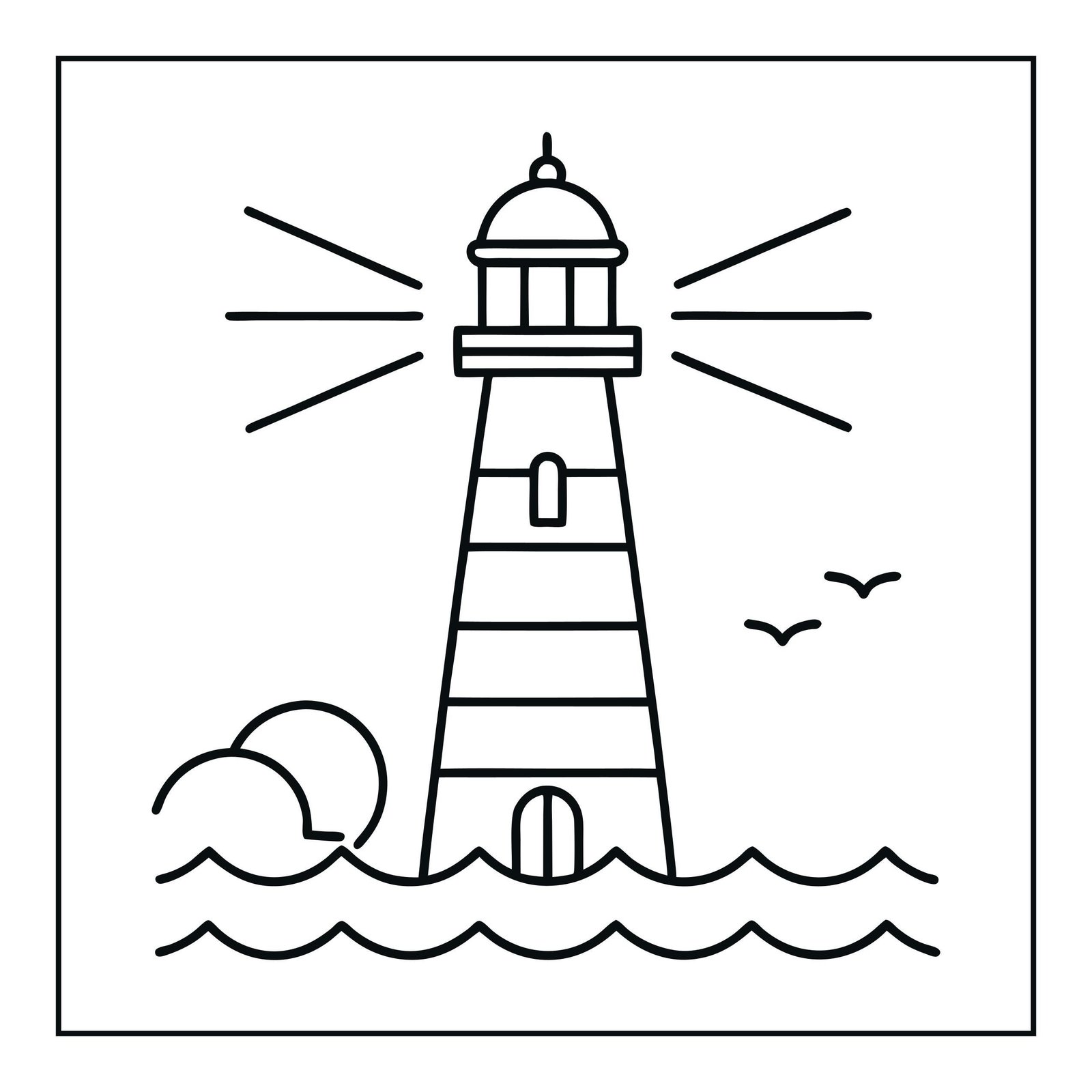 63-Page Everyday Things Coloring Book, Bold Easy Designs (Digital Download) - Image 10
