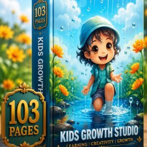 103 Page Rainy Day Coloring Book | Kids Preschool Toddler Activity (PDF Download)
