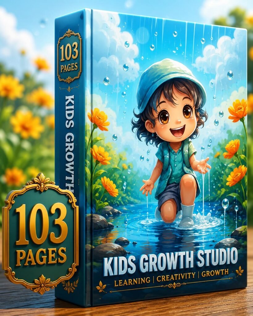 103 Page Rainy Day Coloring Book | Kids Preschool Toddler Activity (PDF Download)