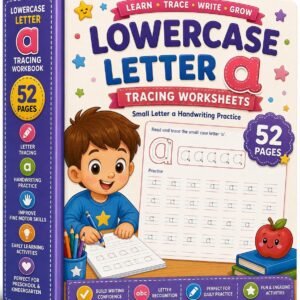 Lowercase Letter a Tracing Workbook | Handwriting Practice, 52 Pages (Digital Download)