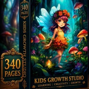 340-Page Fairy Coloring Book | Enchanted Forest, Fantasy Art (Digital PDF Download)