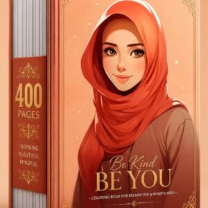 Hijab Fashion Coloring Book for Adults | 200 Pages | Modest Fashion Art (PDF Download)